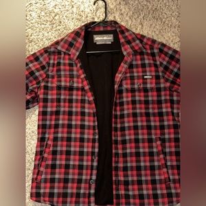Eddie Bauer Fleece Button Up Jacket